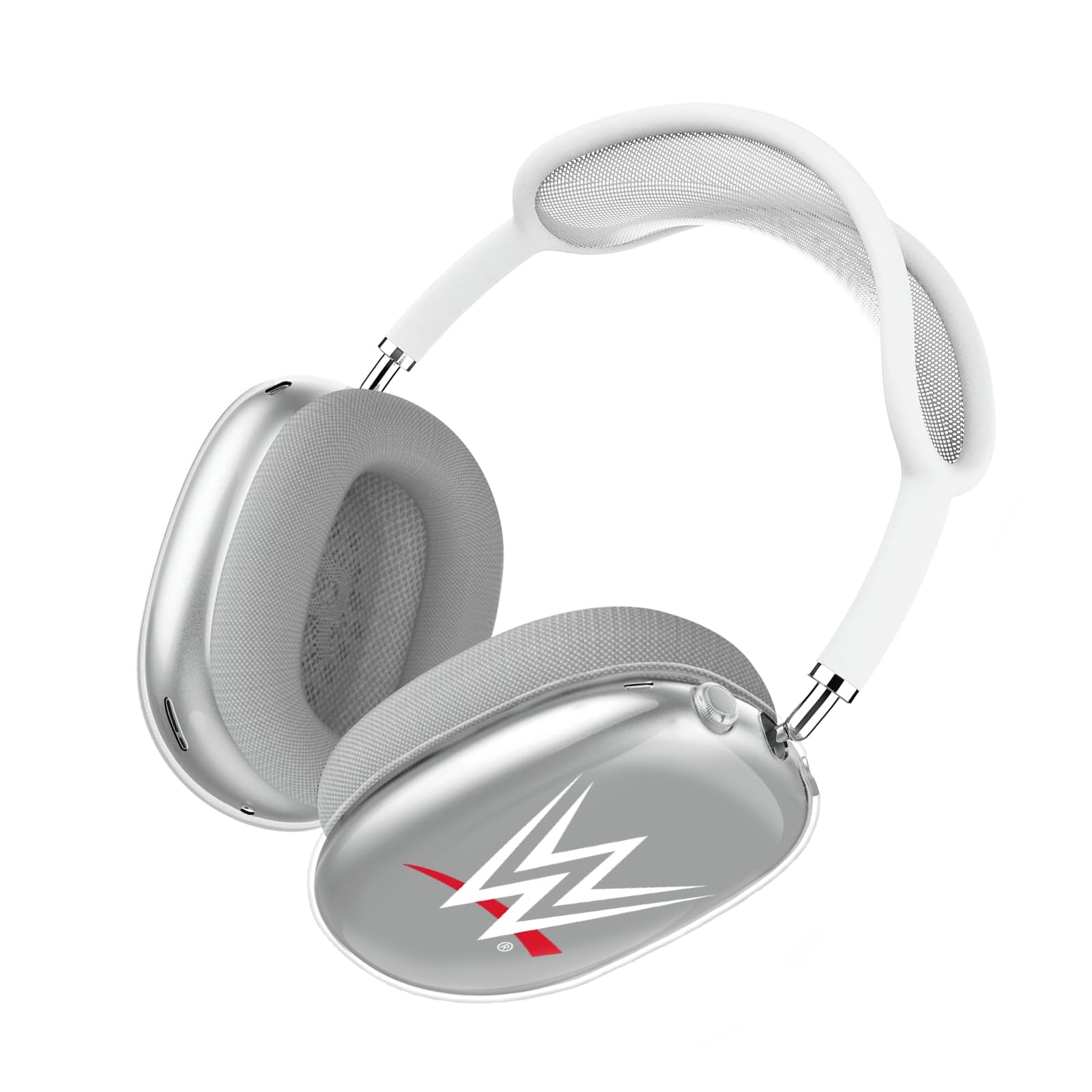 Head Case Designs Officially Licensed WWE Plain White Logo Soft Gel Case Compatible with Apple AirPods Max