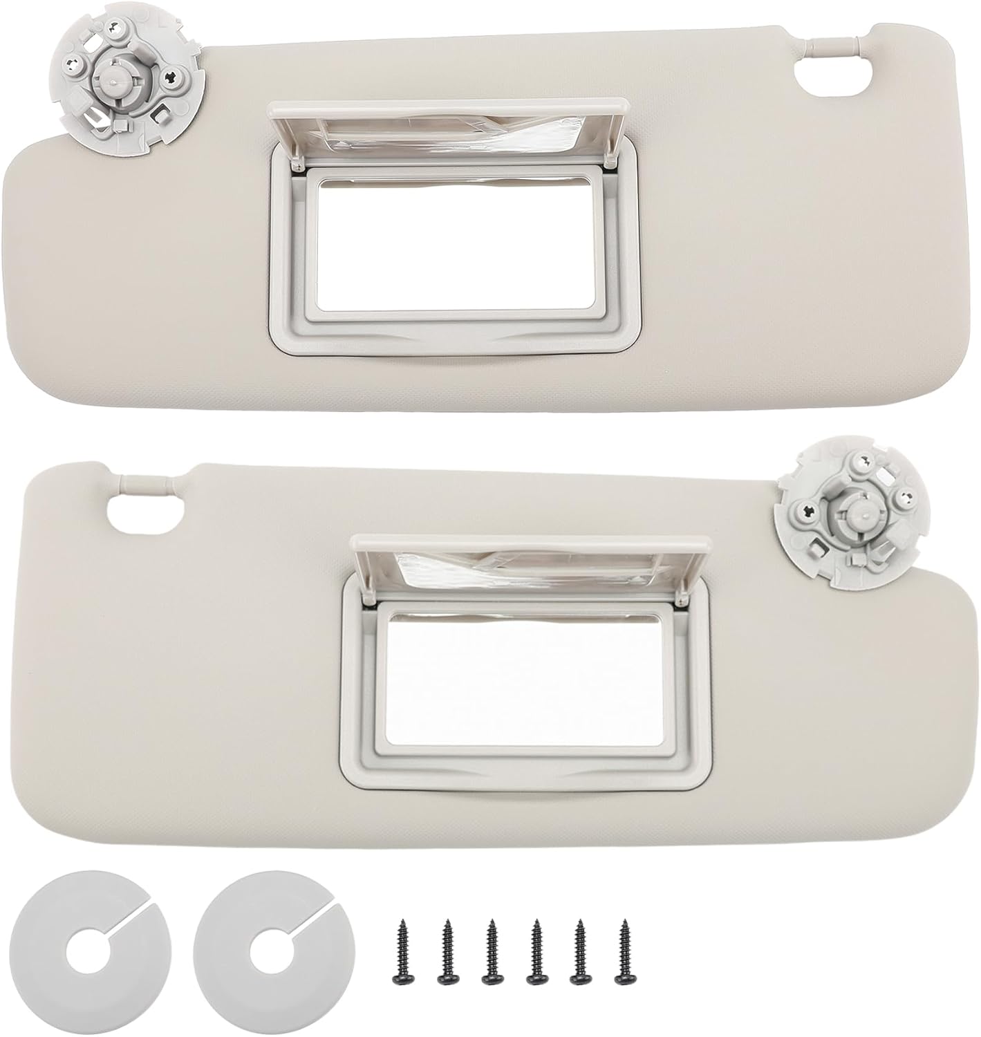 EKLN Sun Visor for Car Driver Side Sun Visor Replacement Left Right with Mirror Compatible with Chevy Cruze 2011-2019 Replace OE 95034256 95034253 84126667 84126658