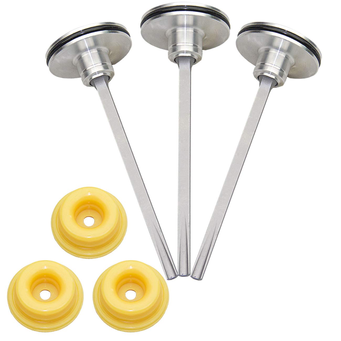 (3)877-323 Aftermarket Piston Driver &(3) 883-511 Piston Bumper Kit - for Hitachi NR83A, NR83A2, NR83A2(S) Air Nailer - Framing Nailers 885915, 877323