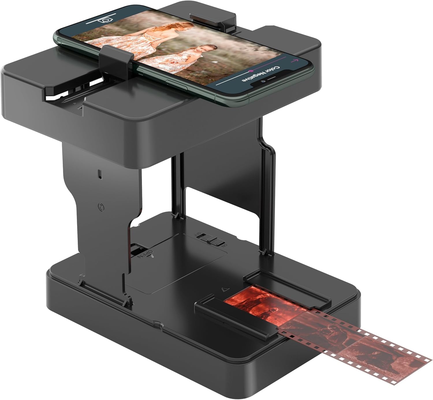 Mobile Film Scanner 35mm Slide & Negative Scanner Slide Viewer, Portable LED Backlight Viewer, Converts 35mm Slides & Negatives to Digital Photos via Smartphone App, Battery Included-image-26