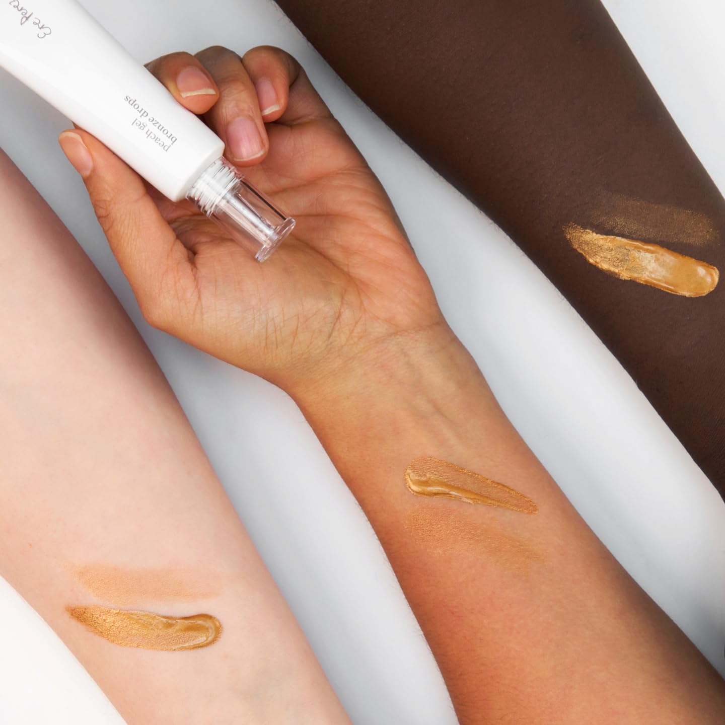 Ere Perez - Peach Gel Bronze Drops | Illuminate, Soothe, Protect | Watermelon Seed Oil | Vegan, Cruelty-Free, Clean Beauty Safe for All Skin Types (Golden Hour; 1 fl oz | 30 ml) - Image 5