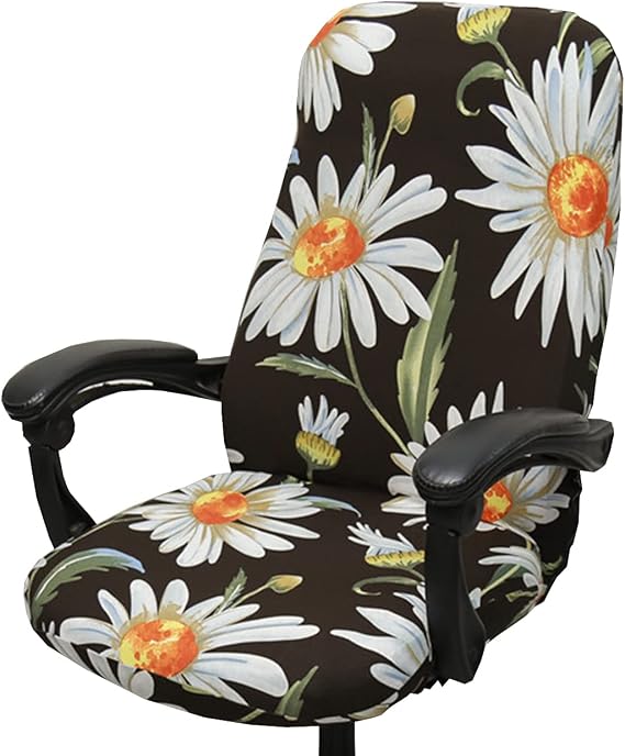 XNN Computer Office Chair Cover - Protective Stretchable Chair Covers Stretch Chair Slipcover(D)
