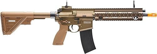 Elite Force HK Heckler & Koch 416 A5 AEG - Pistola automática de aire comprimido BB de 0.236 in, color marrón