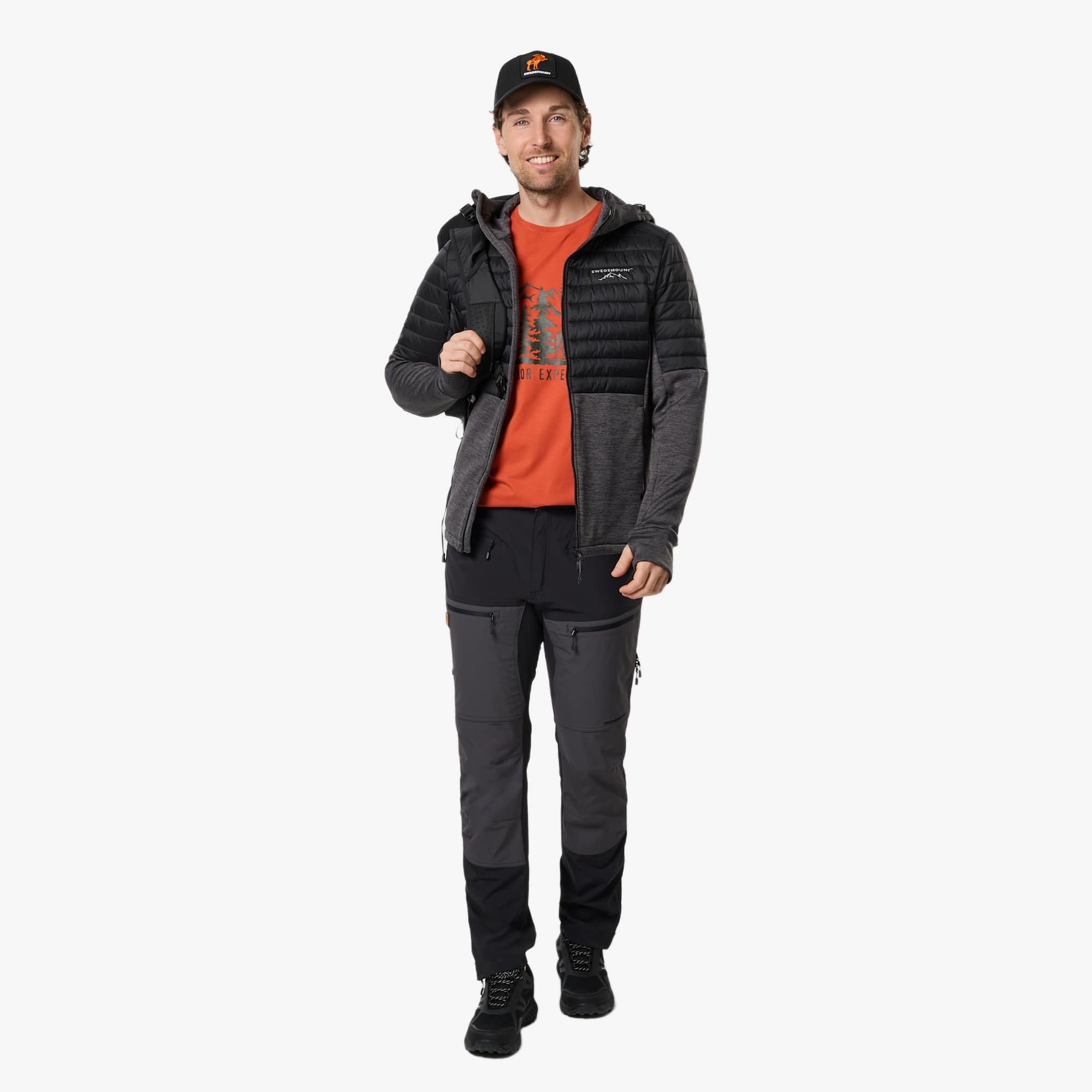 Swedemount Lofoten Hybrid Kurtka II dla mężczyzn Wiatroodporna i oddychająca kurtka outdoorowa