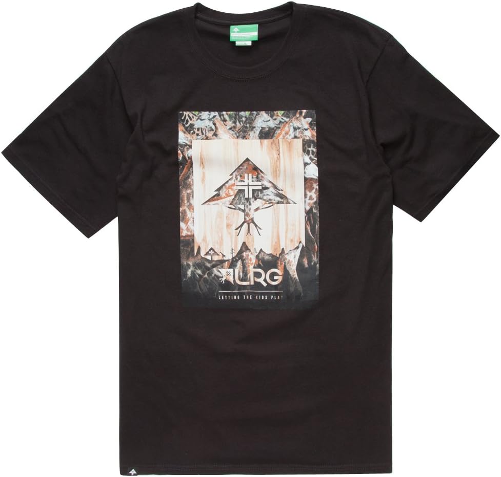 LRG YA Heard S/S Black Brown Screenprint Men's T-Shirt