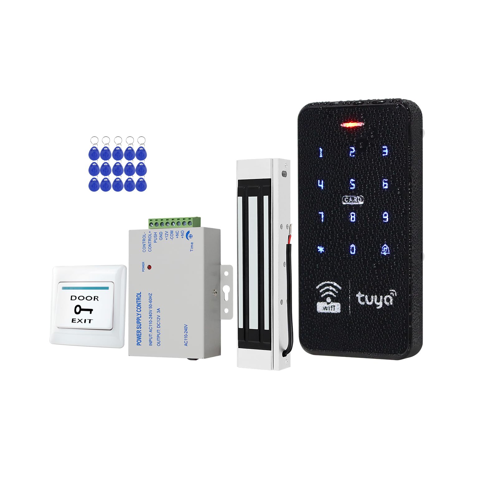 Sistema Di Controllo Accessi Tuya Con Impronta Digitale E NFC - Tastierino Per Porte Con Serratura Magnetica - Foto 5