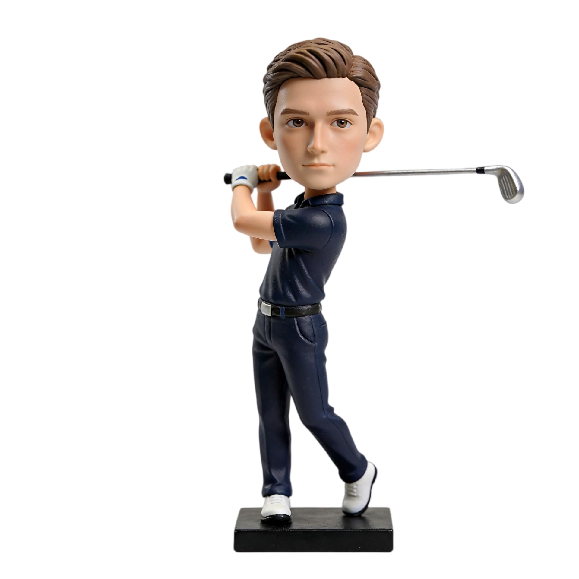 Figura 3D hecha a mano de arcilla polivinílica hecha a mano de cuerpo completo de la foto, cabezas de bobblehead personalizadas, regalo para jubilación de cumpleaños, decoración de escritorio para