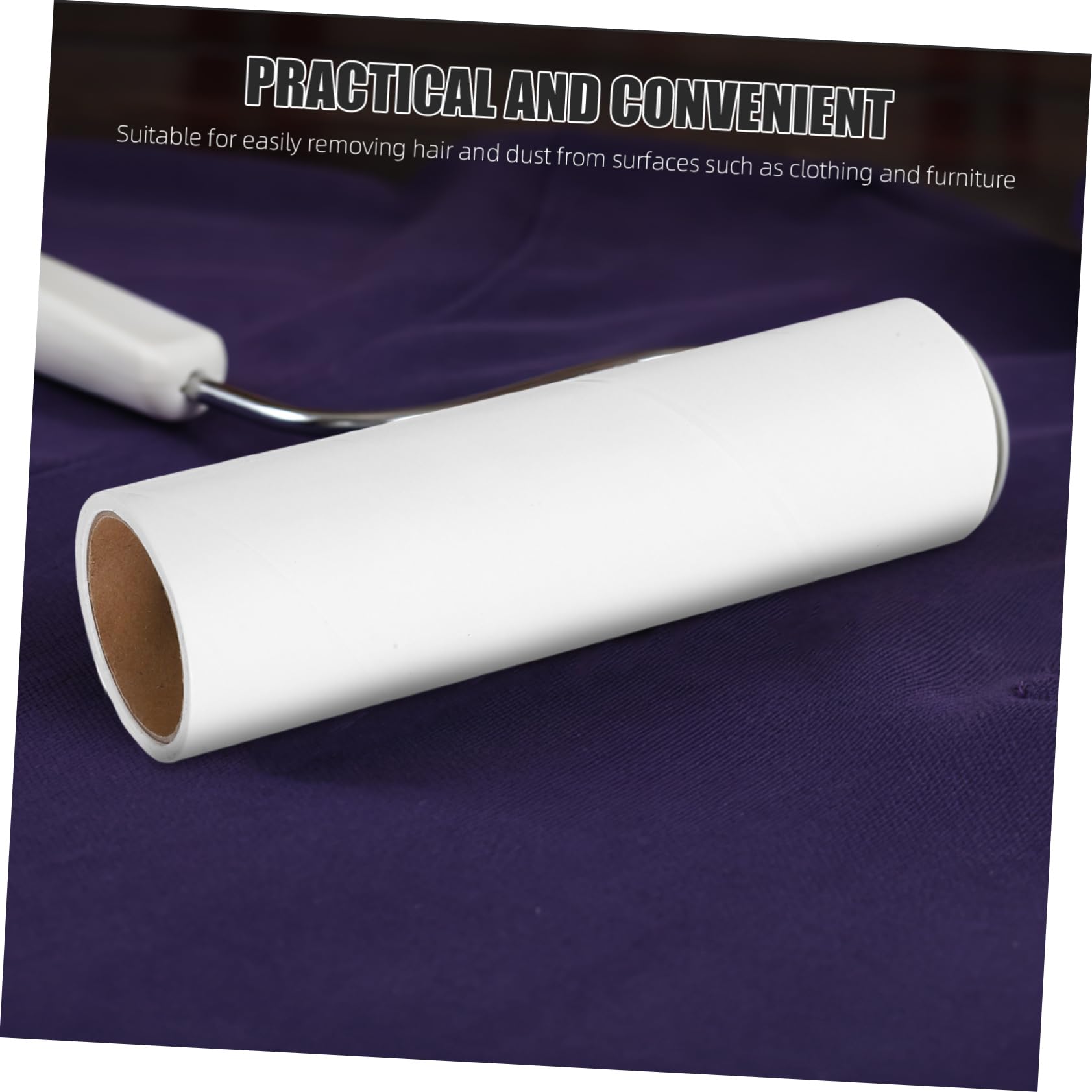 Ricariche Rullo Leva Pelucchi Bianco 10 Pezzi Carta 50 Fogli | Adesivo Extra, Riutilizzabile, per Mobili e Sedili Auto, 38mm Interno, 16cm