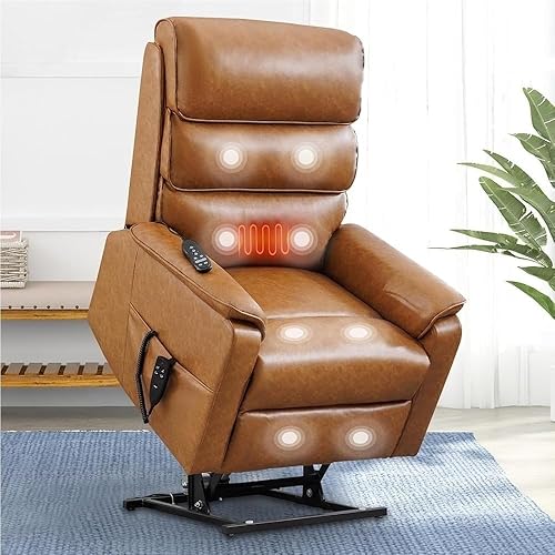 Power Lift Recliner Chair for Adults with Adjustable Massage High