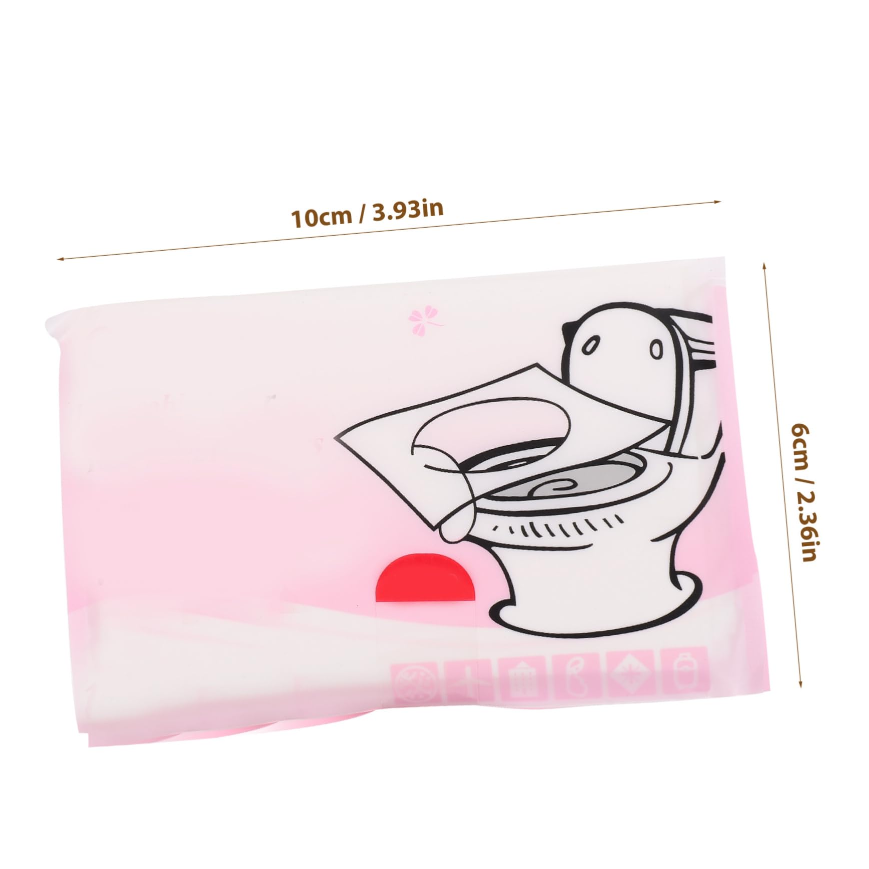SOLUSTRE Flushable Toilet Seat Covers 5 Packs Disposable Toilet Seat Cover Pad for Adults Boys and Girls