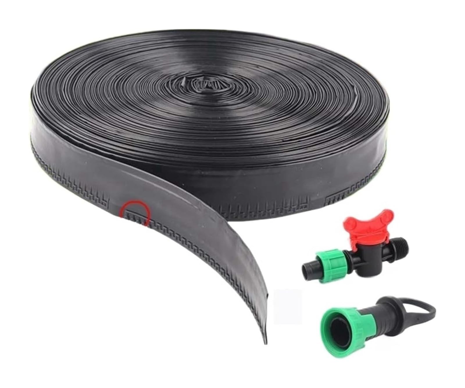 Cinta de riego por goteo, Cinta Goteo Agrícola 16mmx0.2mm 20/50/100/200m 3L/h Laberinto(16MM-50M)