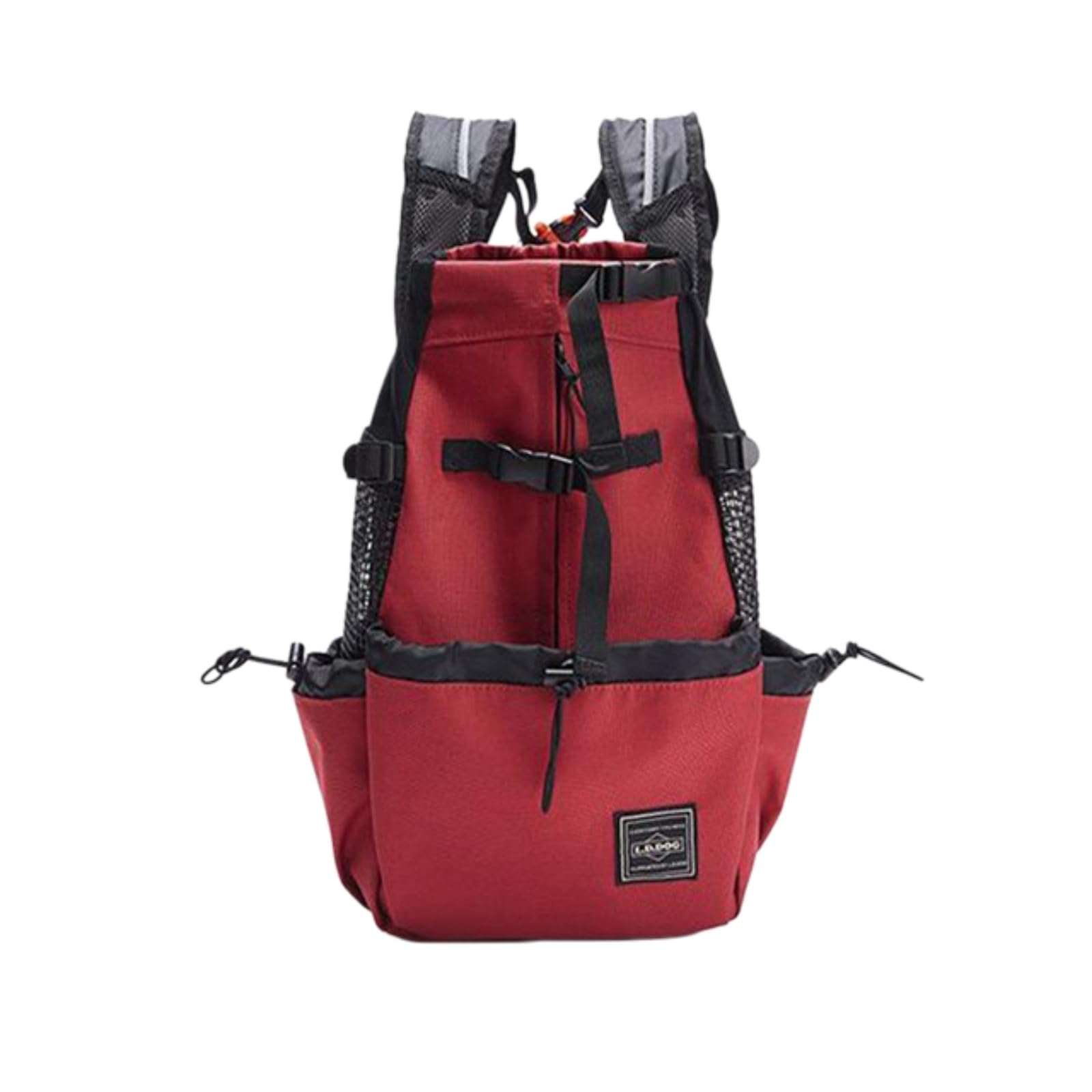 Borsa Viaggio Animali Zaino da Trasporto per Cani Compagnia Ventilato Escursioni E Viaggi, A Maglia Traspirante All'aperto Piccoli Gatti in Bicicletta Moto-Black-l(9-11kgs)