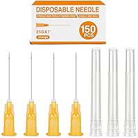 Vista 17 de TENKAIWICK Paquete de 150 agujas de calibre 29 de 1/2 pulgada, agujas estériles desechables para inyección Luer Lock, accesorios de laboratorio