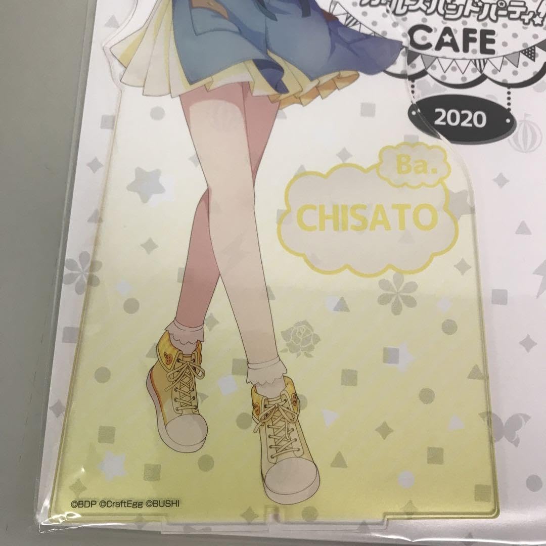 バンドリ カフェ 2020 オンライン限定 ジャンボアクリルスタンド 白鷺千聖 バンドリ カフェ 2020 オンライン限定 ジャンボアクリルスタンド 白鷺