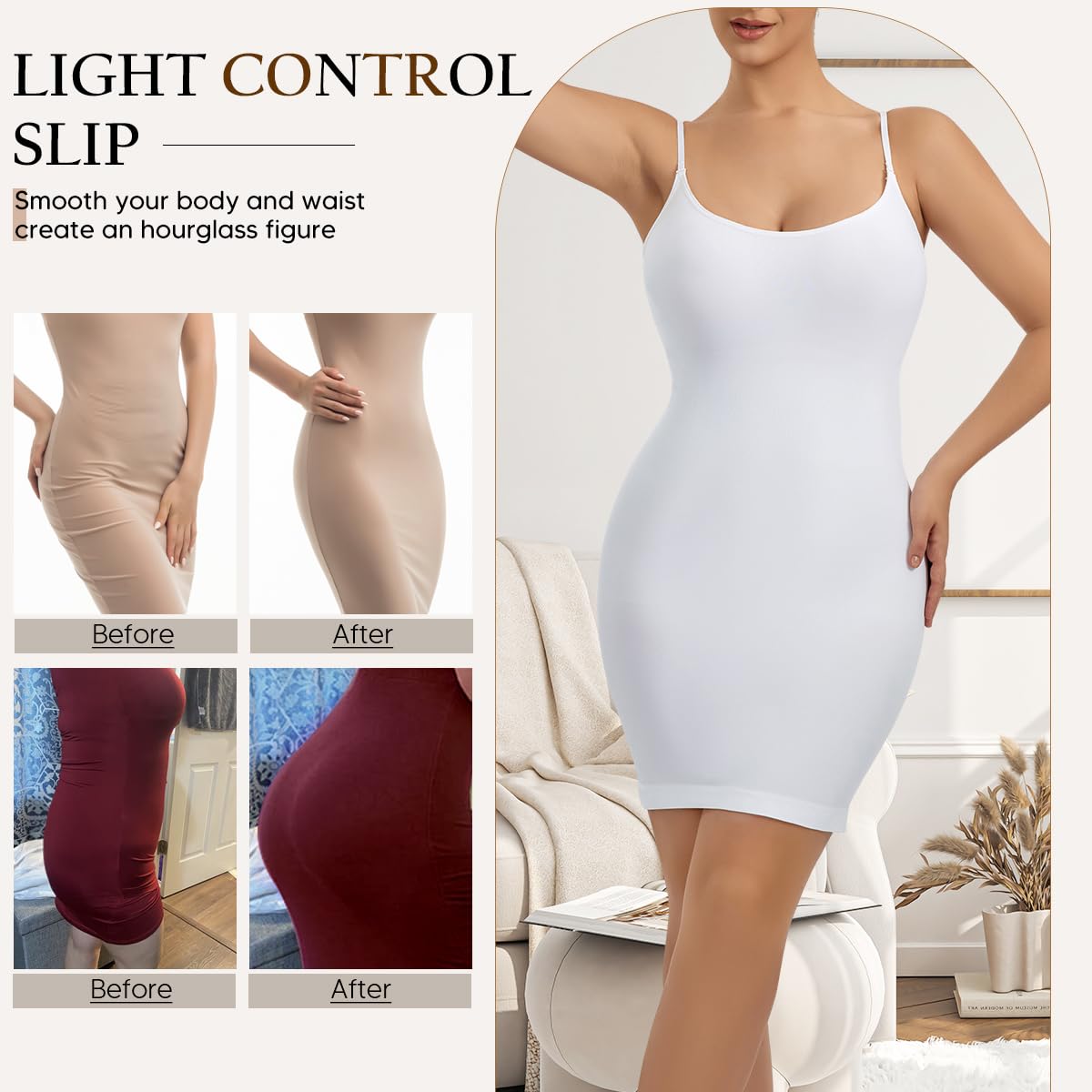 Slips galbants pour femmes sous les robes gainantes pour robe gainante