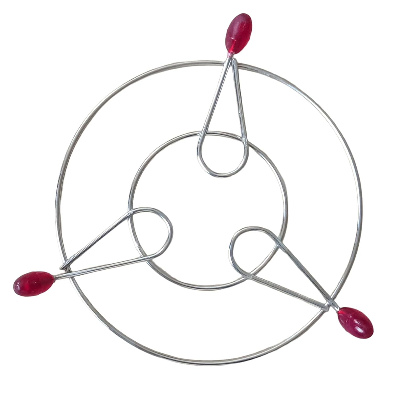 HAZEL Stainless Steel Trivet Stand | Heat Resistant Hot Pot Mat | Kitchen & Dining Table Vessel Holder | Cooling & Steaming Rack