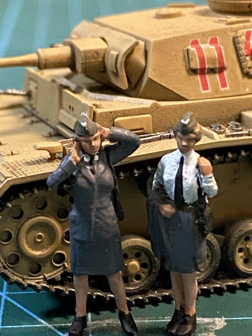 Amazon.co.jp: WW ドイツ国防軍女子補助員 女性兵士 172 2体