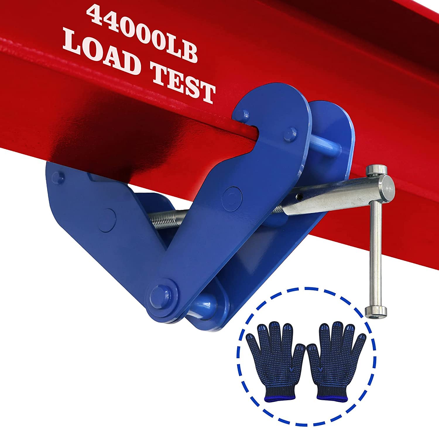TOUGHER Vertical Beam Clamp 11000lbs (5 Ton) Working Load Limit for