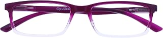 articulo OPULIZE See Gafas Lectura Filtro Luz Azul Montura Estrecha Bisagras de Resorte Mejoran Sueño Reducen Dolor de Cabeza Ordenador Videojuegos Antirreflejante Morado Hombre Mujer B9-5 +1.00