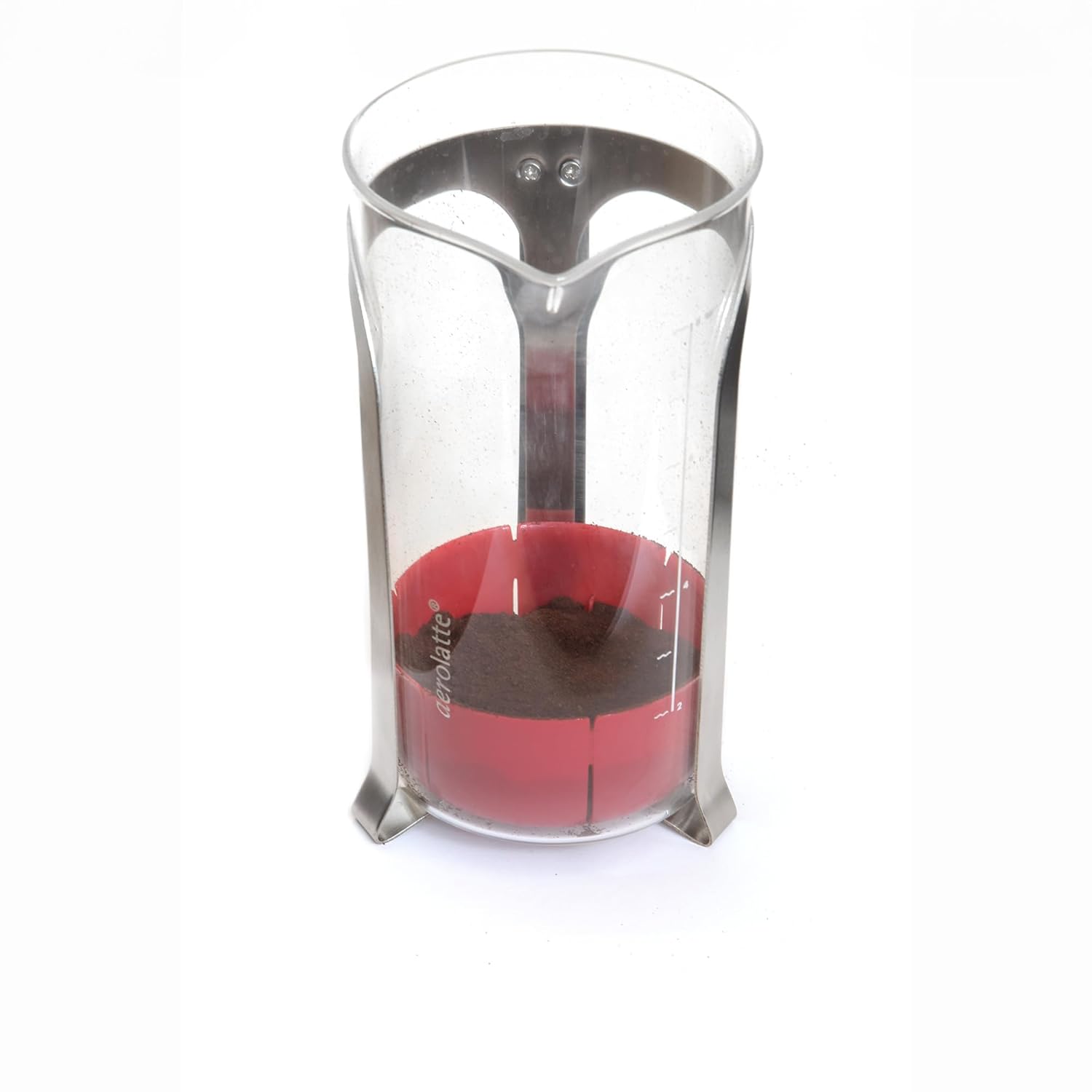 Aerolatte 8-Cup Glass French Press Coffee Maker with Grounds Catcher