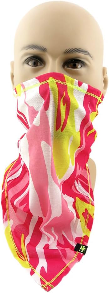 Snowboard Headwear Cycling Facemask Half Face Mask Balaclava DC03 Half Bandana Pink