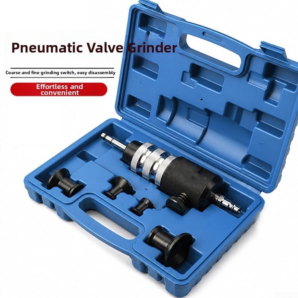 Pneumatisches Ventil-Schleifgerät mit 4 Saugnäpfen | Chrome Vanadium Steel, 20/30/35/45mm Cups, Precision Grinding, Quick-change Interface, Lightweight Ergonomic Design