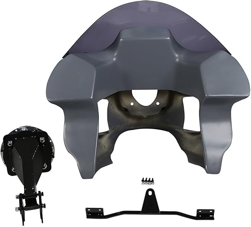 Miniatura 6 de TCMT Carenados de fibra de vidrio para piernas inferiores para Harley Davidson Dyna Low Rider Super Glide Wide Glide Fat Bob Switchback Street Bob