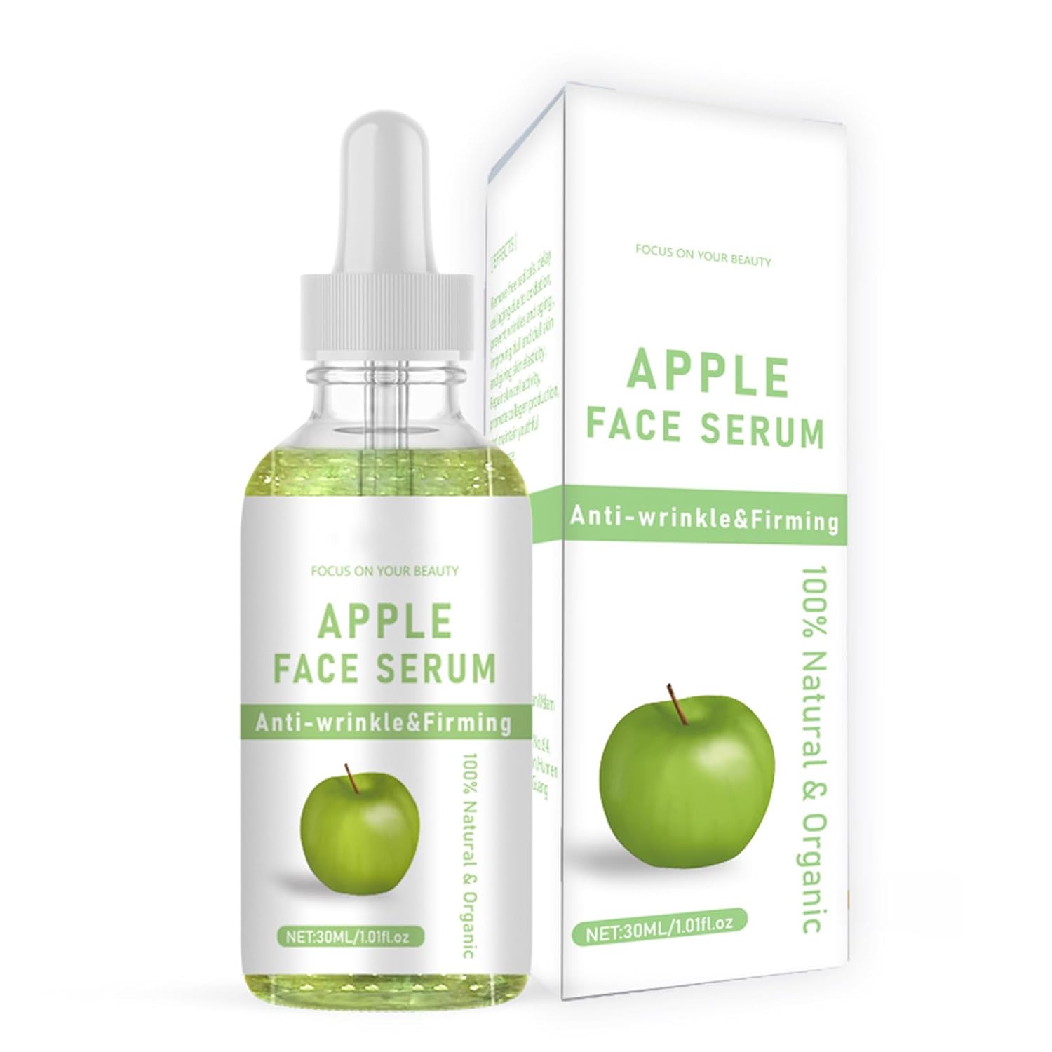 Grospe Face Serum for Women,Fruit Facial Serum with 24K Gold Foil and Apple Cell Culture Extract Anti Aging Moisturizer Skin Tone Even Anti Wrinkle Essence for Reduces Dulls & Fine Lines,1.02Fl Oz