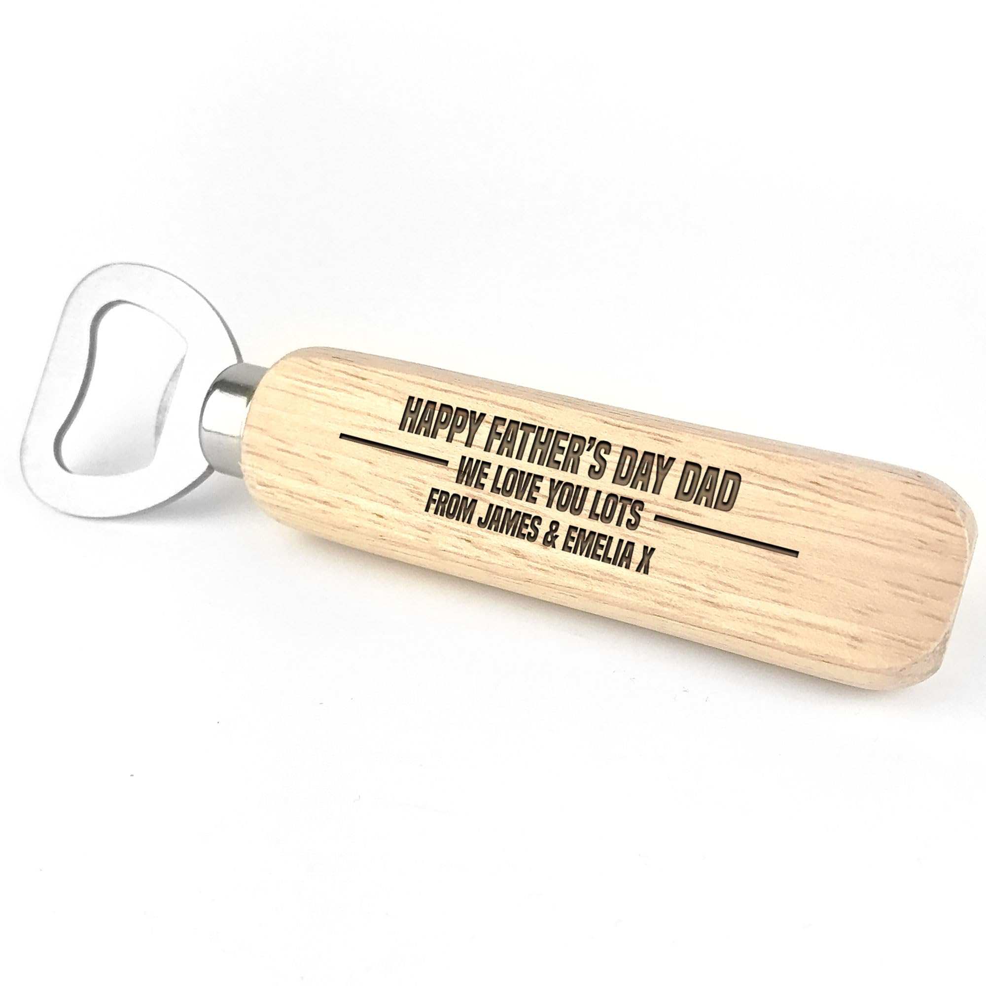 Red Ocean Gifts for Fathers Day from Daughter Son | Personalised Engraved Bottle Opener | Gifts for Dad Daddy