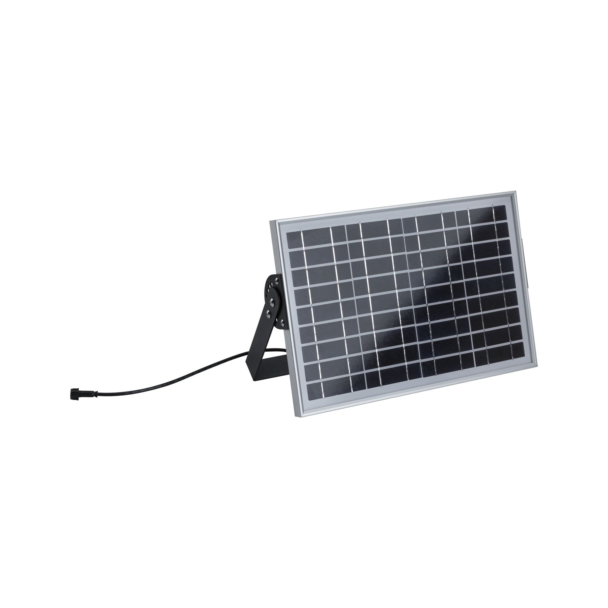 Paulmann 94551 Park + Light - Lámpara de exterior (IP65, máx. 5 W, luz solar, accesorio para garaje), color plateado