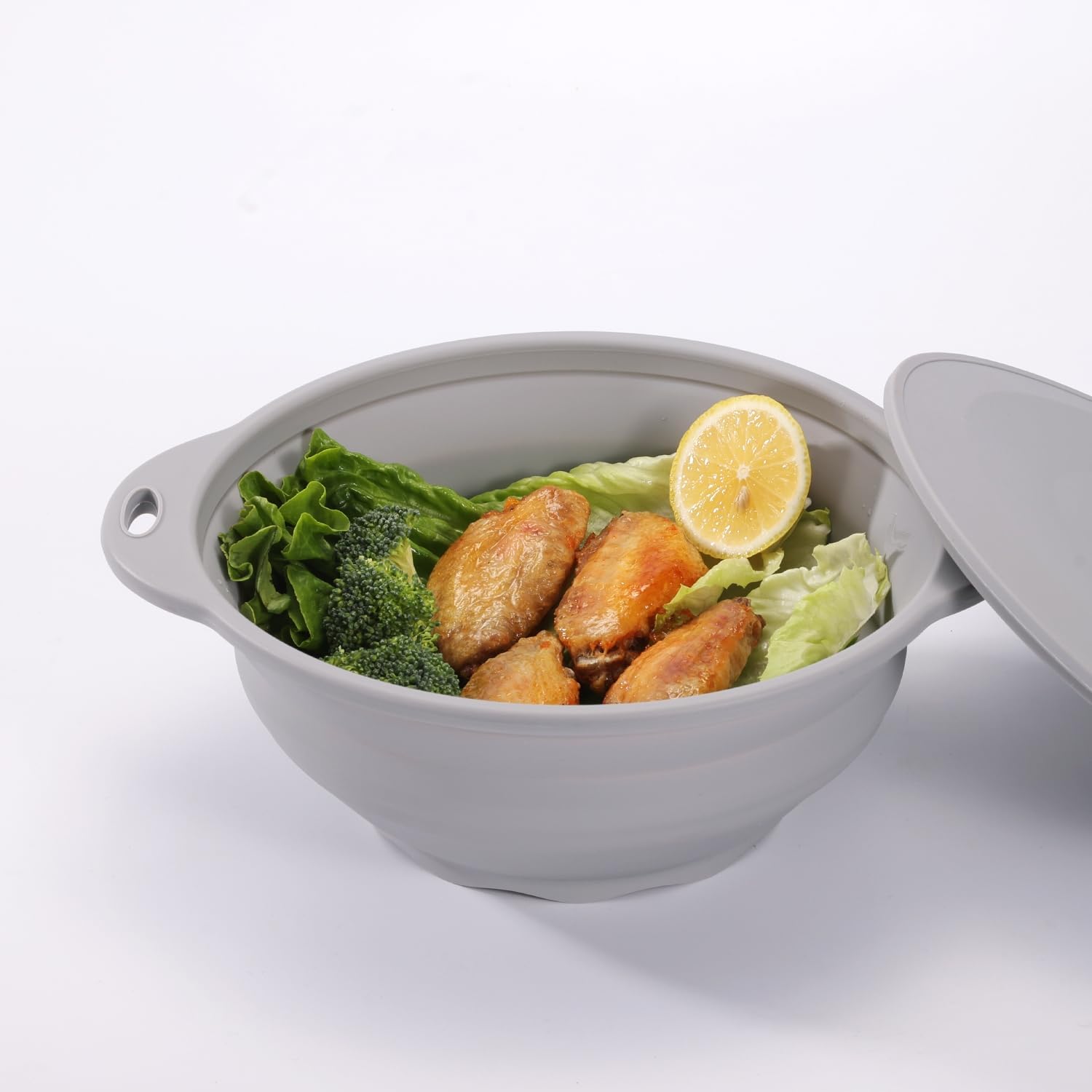 Jovilife Collapsible Bowl Set 64 oz Collapsible Salad Bowl