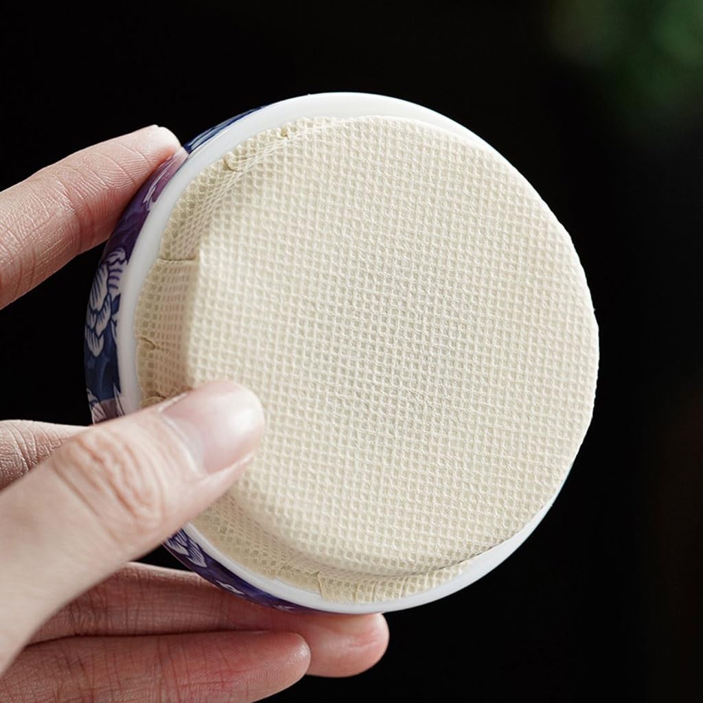 Barattoli Da Tè Teiera con coperchio in porcellana dipinta a mano in porcellana bianca lattina da tè lattina sigillata in ceramica lattina for alimenti lattina di stoccaggio portatile Barattolo Per Co