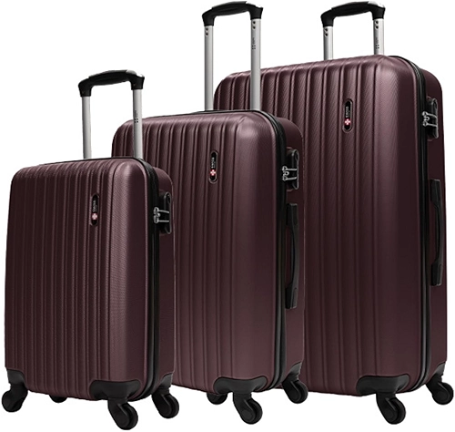 Conjunto de malas de viagem PMG Londres Swiss Move Vinho
