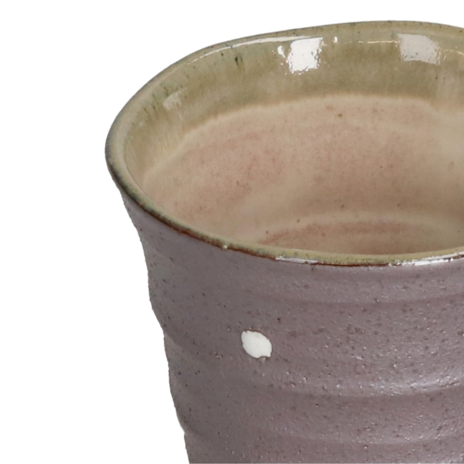 イチキュウ(Ichikyu) Mino Ware 127-1520 Chuhai, White Spot Crest