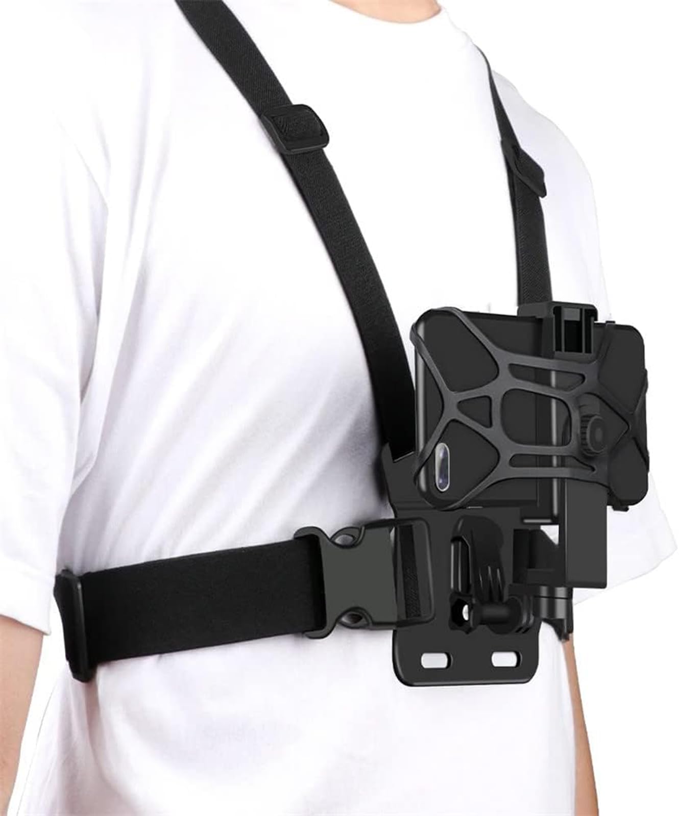 Harnais de poitrine pour téléphone portable et caméra d'action universel