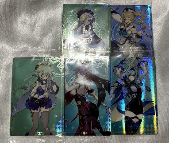 Amazon.co.jp: 原神 ウエハース カード 七七 バー スクロース ロサリア 