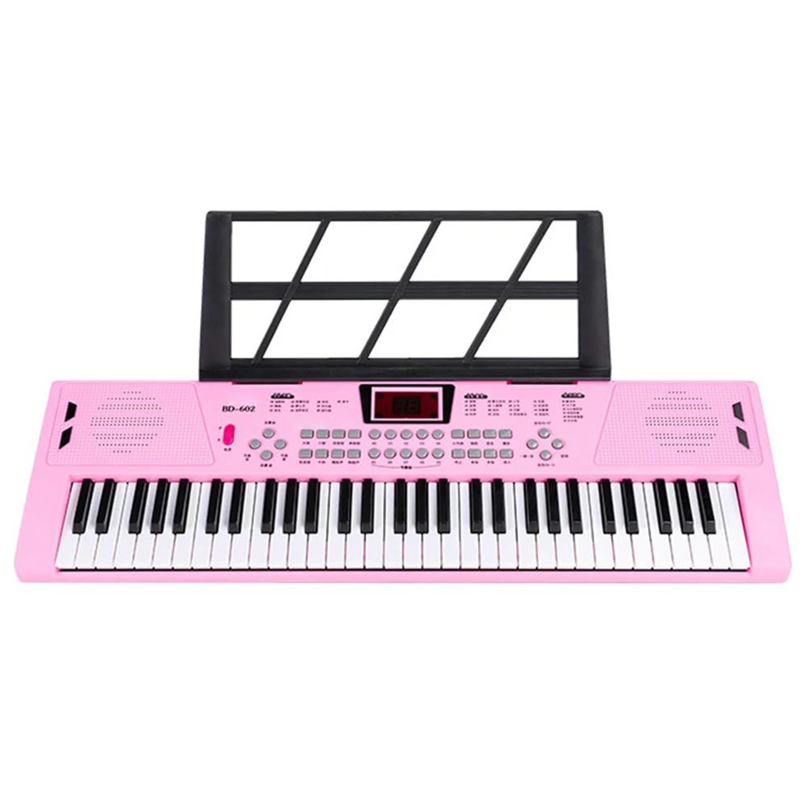 Tastiera Elettronica Digitale Per Pianoforte A 61 Tasti Portatile Professionale Per Principianti E Adulti(602 Pink)