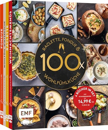 Die große Winter-Wohlfühlküche - 100 Rezepte: 4 Bücher im Set