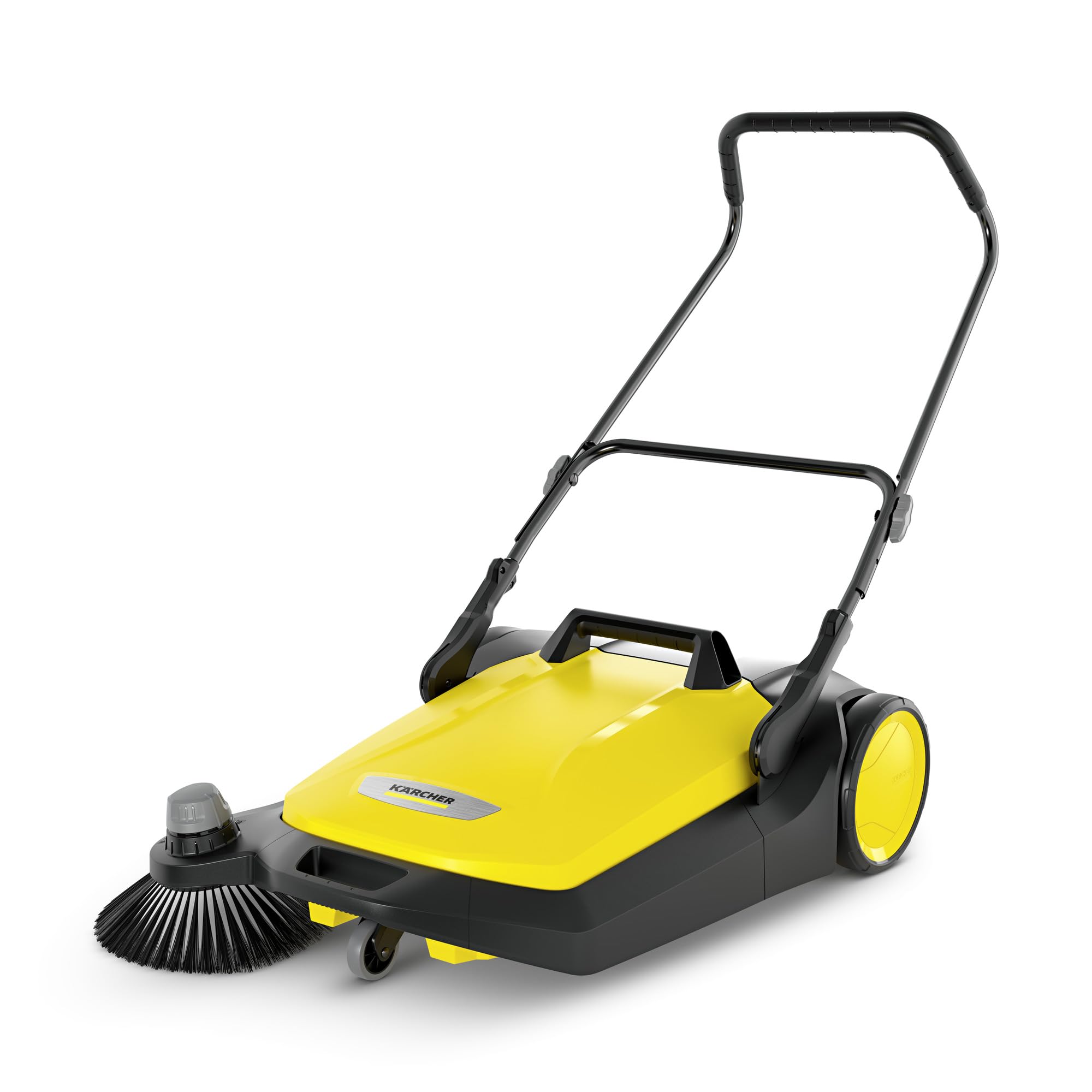 Kärcher S 6 Barredora Manual con Cepillo Lateral, 2.500 m²/​h, depósito 38 L (1.766-​420.0)