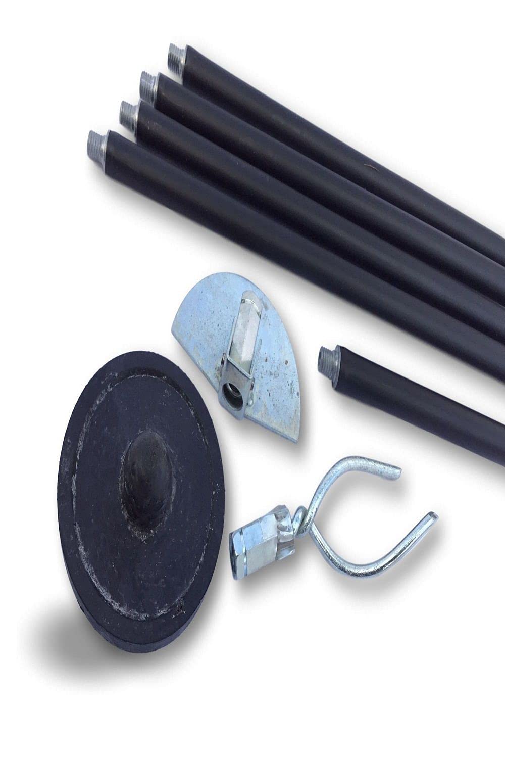 Kibros Kit combo curage canalisations Kiblok Ø 45-100 mm | Ø 45 à 100 mm, 2 jeux de cannes, 5 accessoires, système KIBLOK rotation et va-et-vient, débouchage et curetage.