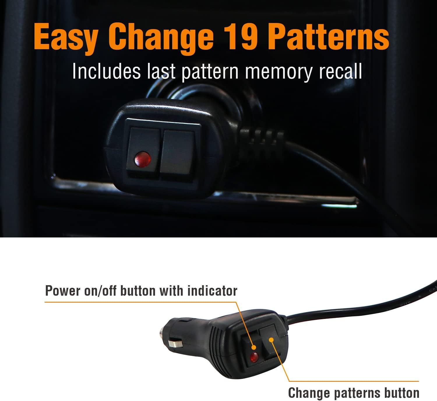 Aluminum LED Emergency Strobe Dash Lights for Trucks Cars Volunteer Firefighter EMT First Responder POV with Suction Cups 24W Vehicle Interior Front Windshield Rear Window Warning Red Blue