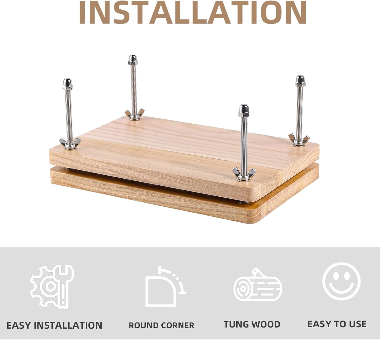 ブックプレスと手縫いツール、本用のプロフェッショナル製本ツール、製本フラワークラフトプレス木材製本ツール