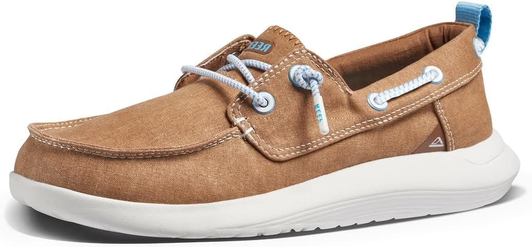 REEFSwellsole Pier Boat Shoe, Memory Foam Footbed, Lightweight and Flexible
