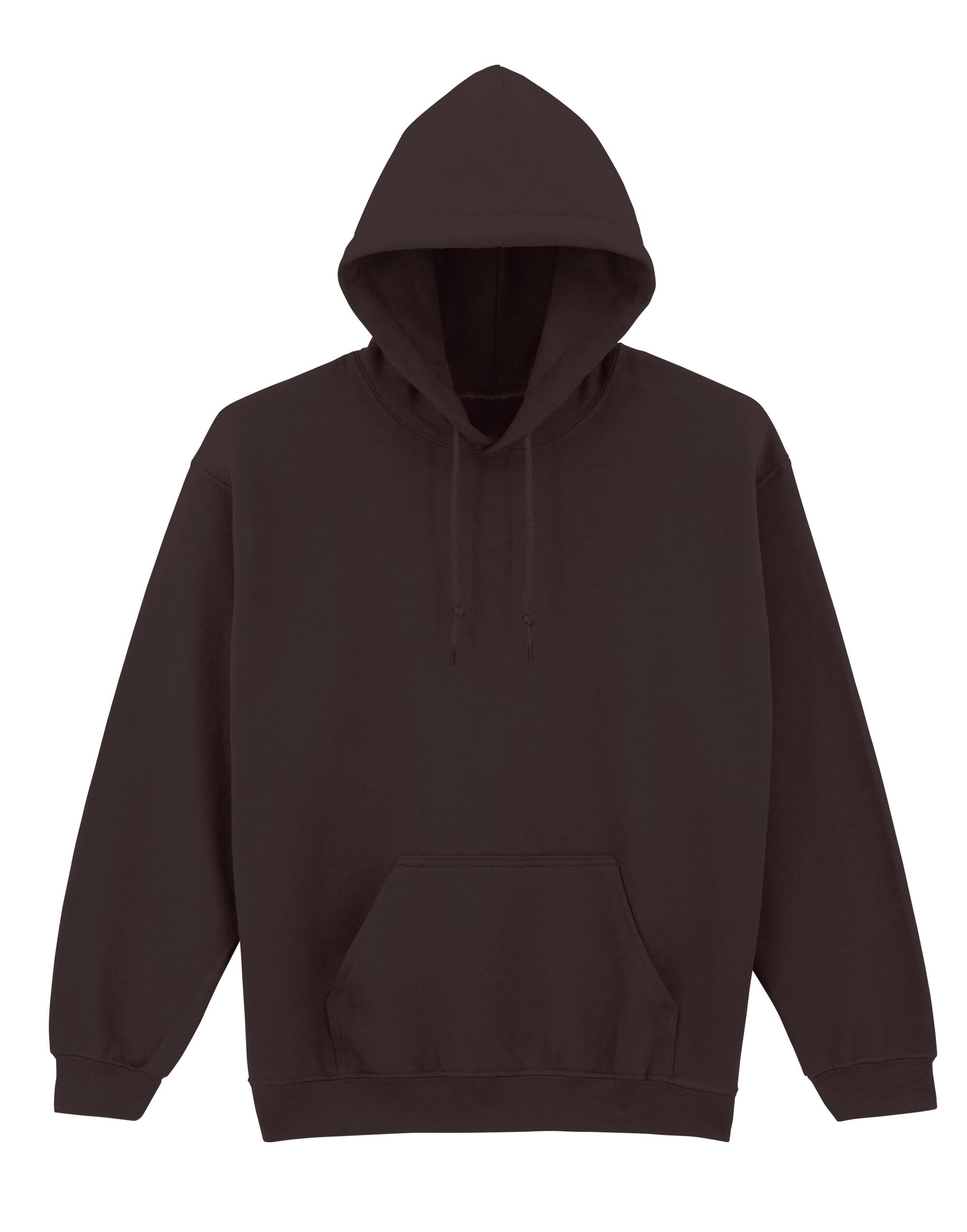 Coozo Men's Dark Chocolate Classic Hooded Sweatshirt – - Xl