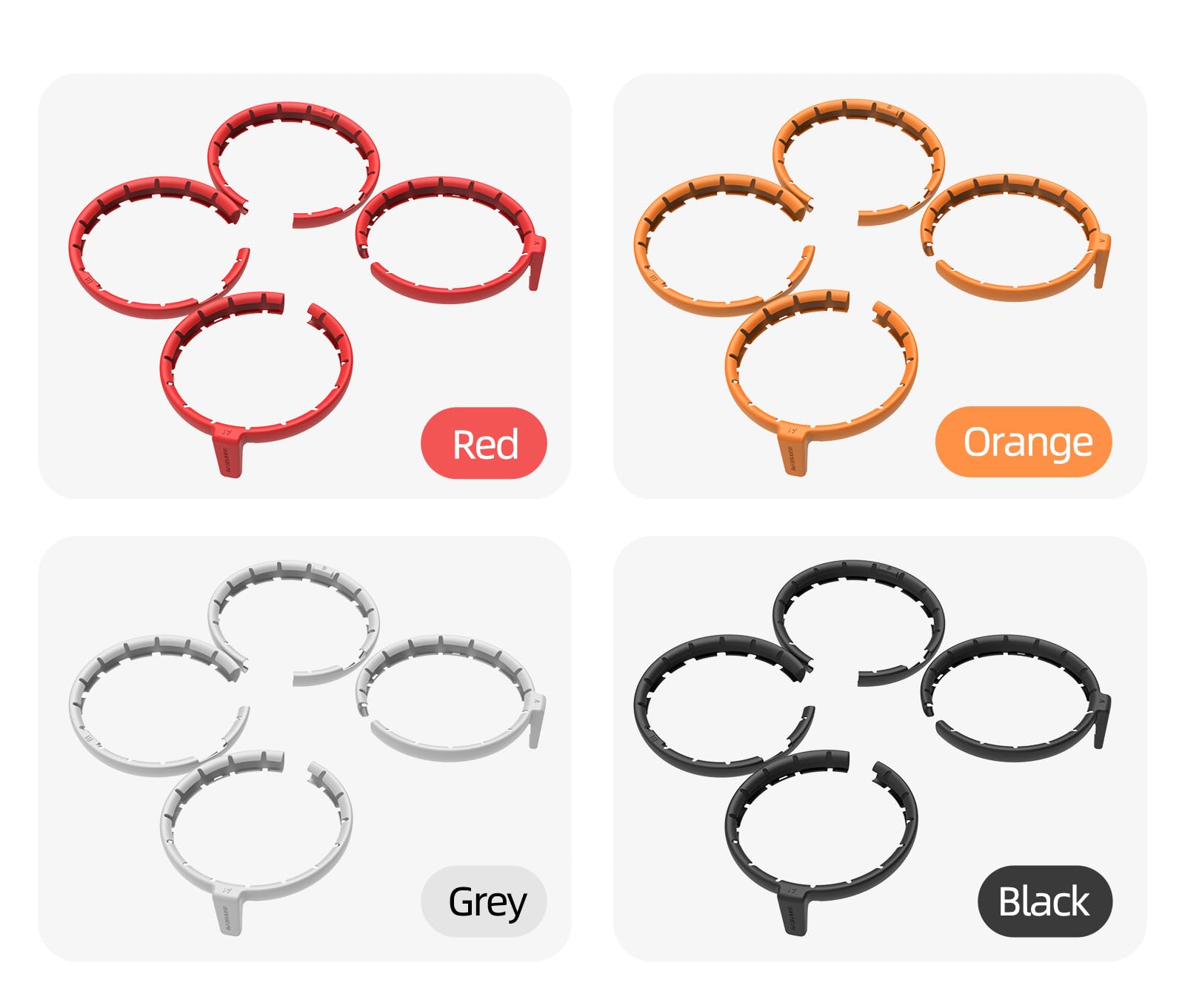YUULNMOP Crashproof Propeller Guard Full Protective Frame for DJI FLIP,Anti-Collision Propeller Guard Protector Gimbal Protective Ring Cover for DJI FLIP (Black) - Image 3
