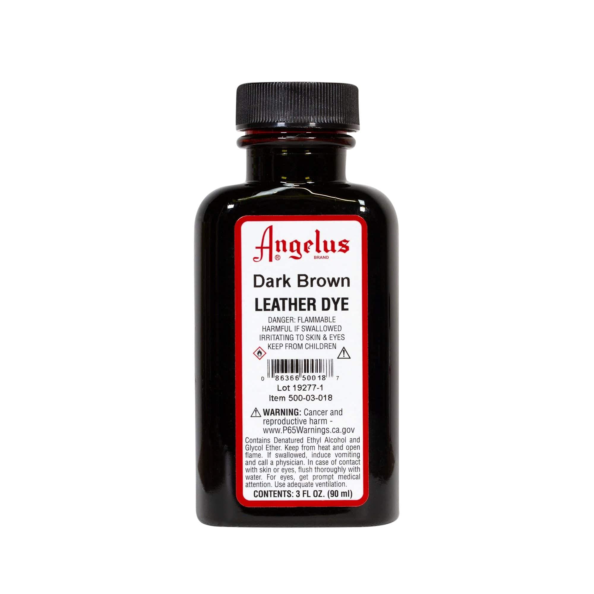 Leather Dye- Flexible Leather Dye for Shoes, Boots, Bags, Crafts, Furniture, & More-Dark Brown- 3oz