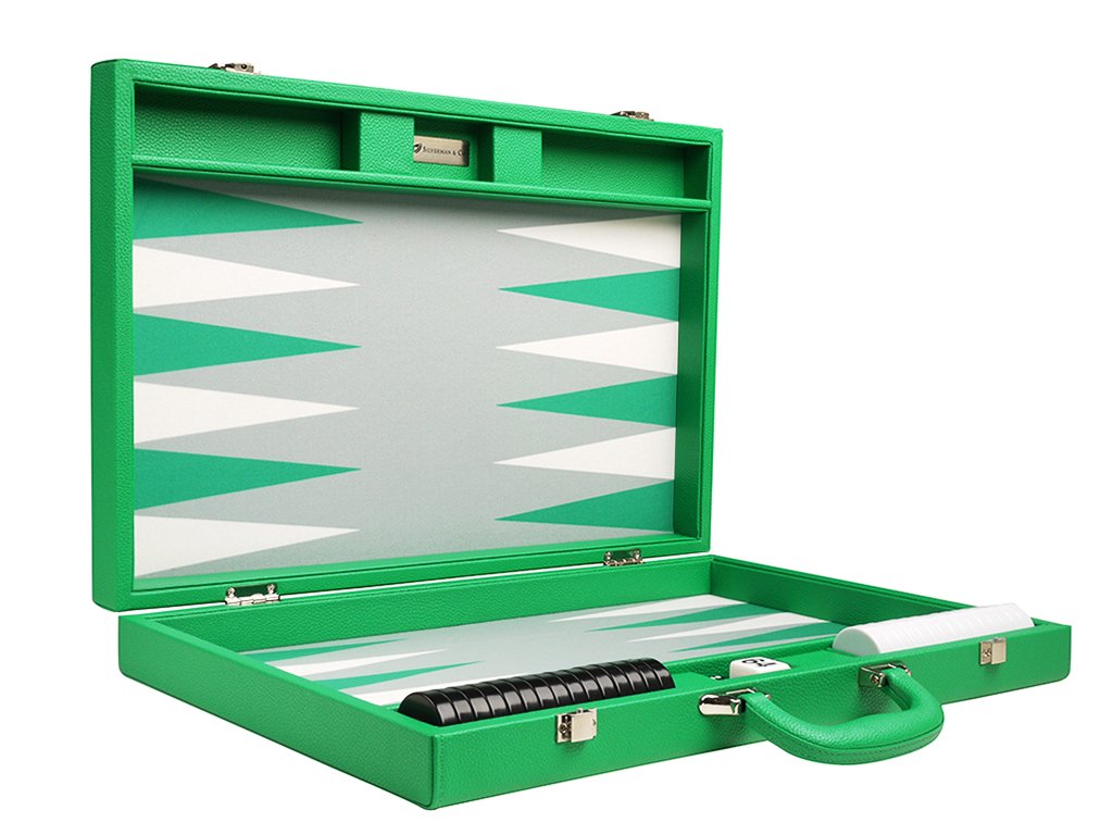 Gioco Backgammon Adulti 64×48 cm – Verde – Silverman & Co.