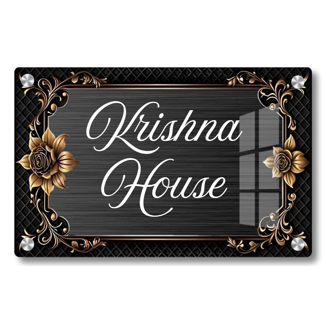 Name plate for home entrance Home name plate Door name plates Name Plate For Home Office (12/18 inch) Name plate V) — Amazon image 15