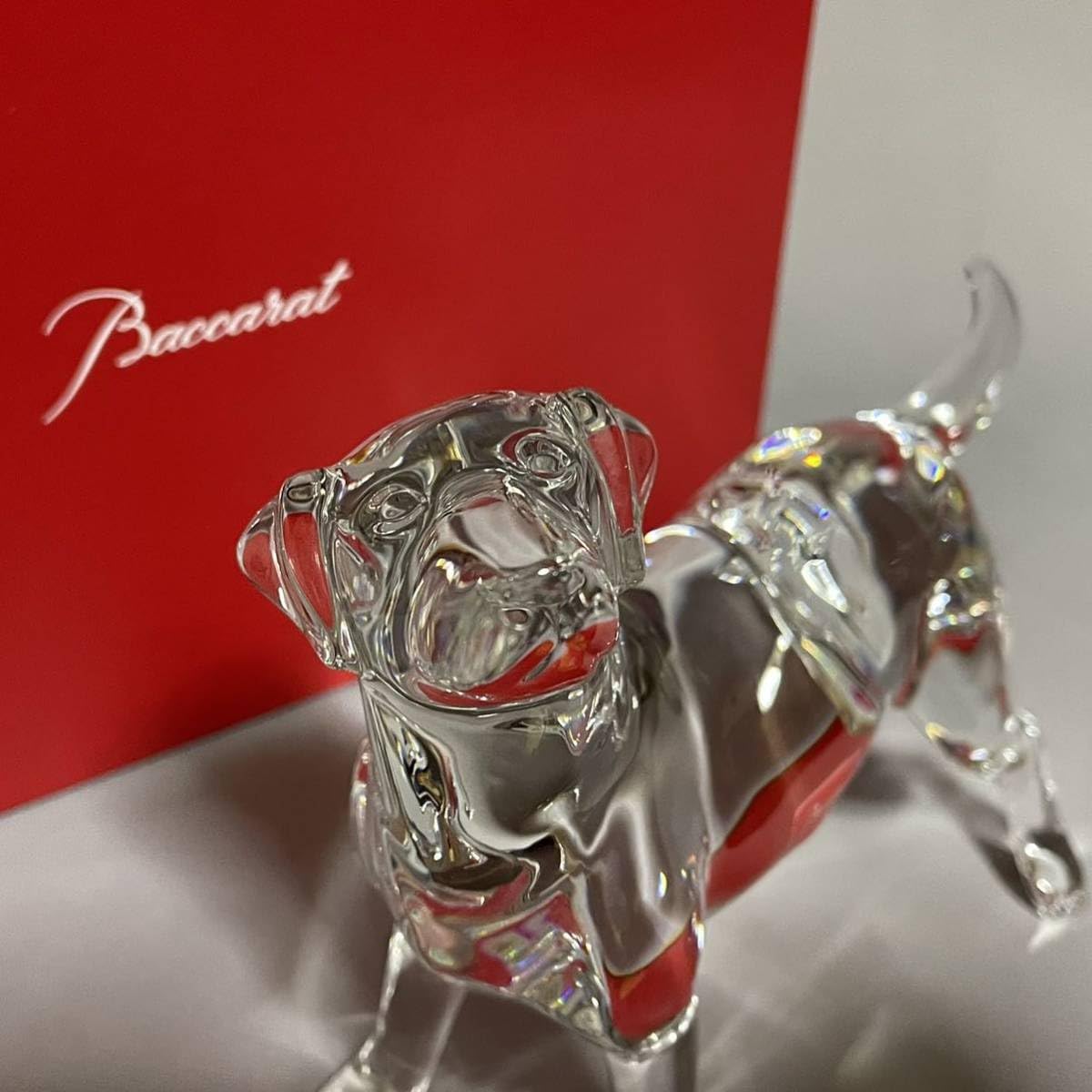 Amazon.co.jp: Baccarat バカラ ラブラドールクリスタルアニマル 