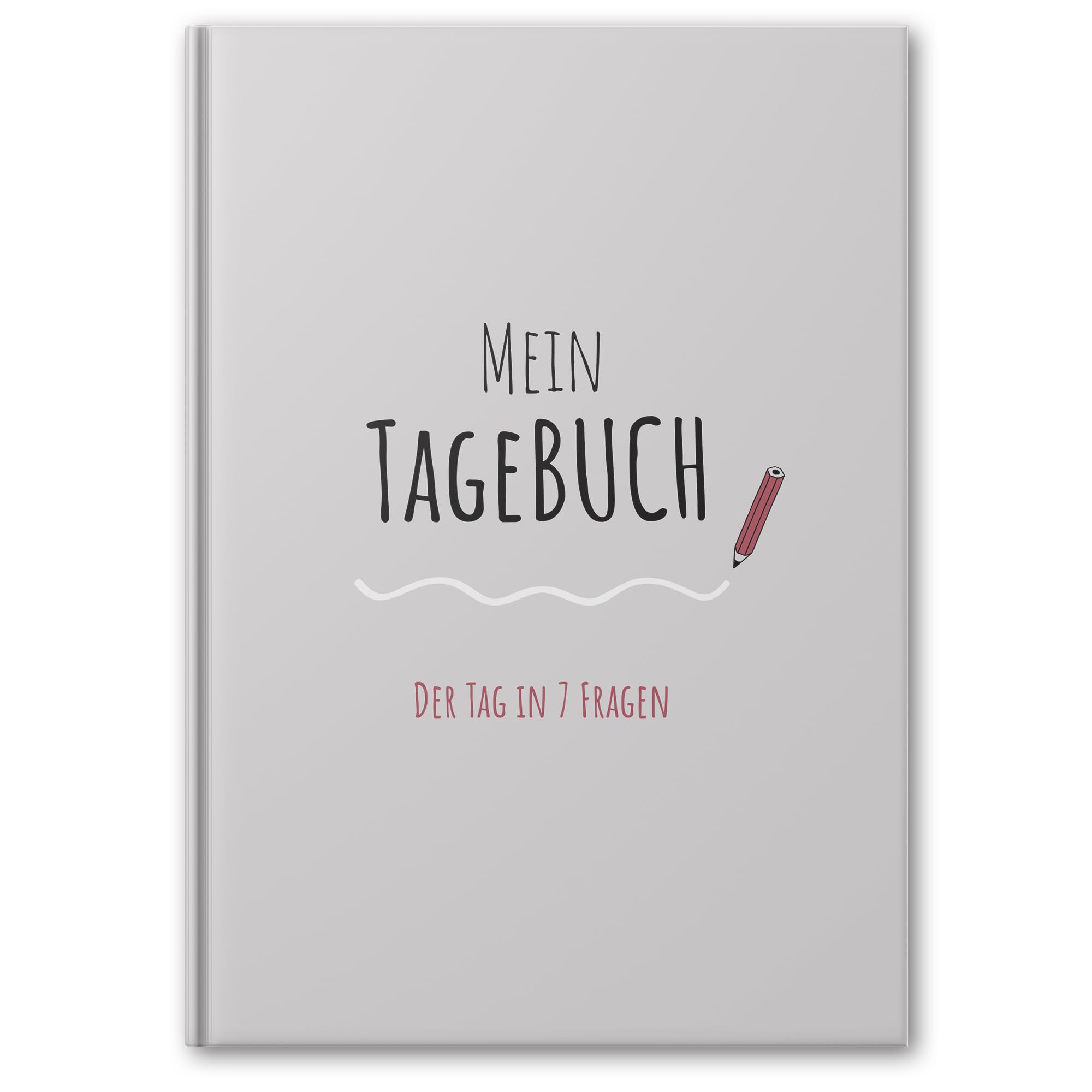 Cupcakes & Kisses® Tagebuch I Der Tag in 7 kurzen Fragen I Geführtes Journal zur Motivation, für mehr Achtsamkeit und Selbstbewusstsein I DIN A5 Diary